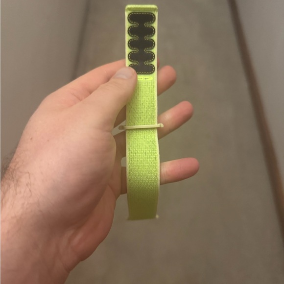 Nike Neon Green Apple Watch Band - Picture 3 of 5